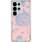 Rose Quartz & Serenity Floral Galaxy S25 Ultra Clear Case